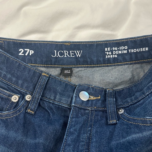 J. Crew Denim Trouser in 1996 Semi Stretch - 27P - Picture 2 of 2